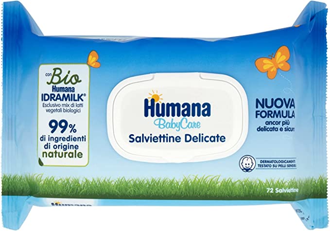 SALVIETTINE DELICATEHUMANA BABYCARE